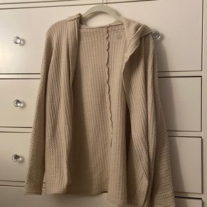 American eagle XS cardigan beige